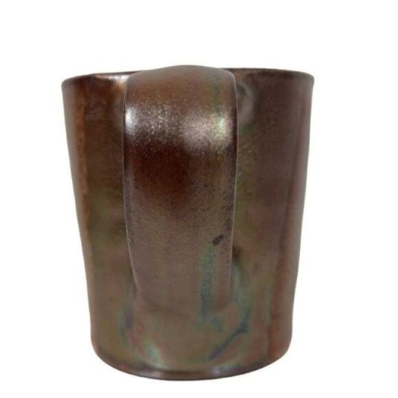 Studio Art Coffee Mug by Bruce Gholson of Bulldog Pottery Seagrove NC 12 ounces - Picture 7 of 13